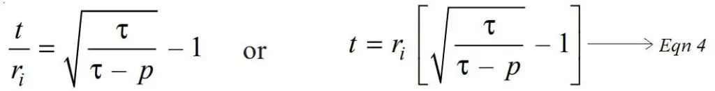 Tensiones en una carcasa cilíndrica gruesa. Tensiones en una carcasa cilíndrica gruesa.