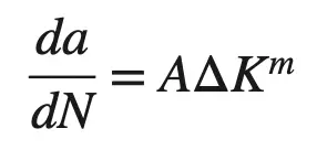 ¿Cuál es la velocidad de propagación de las grietas por fatiga? ¿Cuál es la velocidad de propagación de las grietas por fatiga?